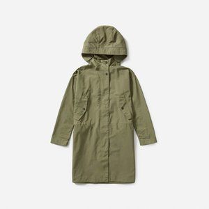 Everlane City Anorak Green Rain Jacket